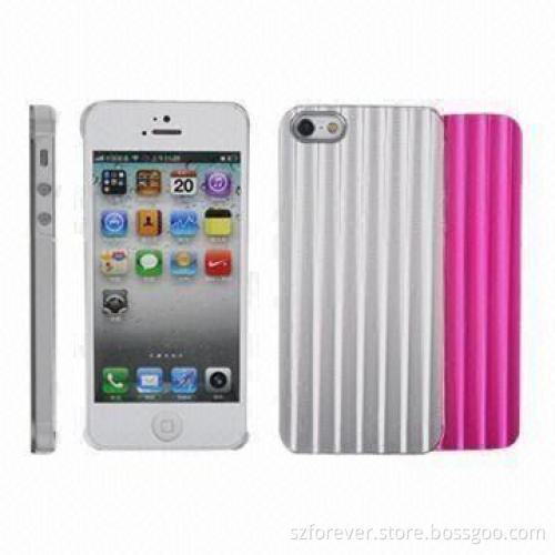 Aluminum Cases for iPhone 5 with Shining Appearance, Various Colors and Designs Accepted